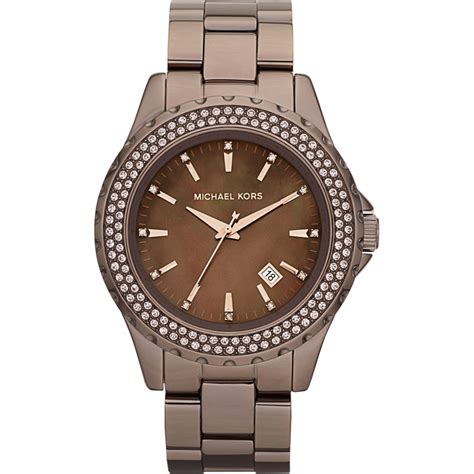 Michael Kors Women's MK5640 Brown Stainless